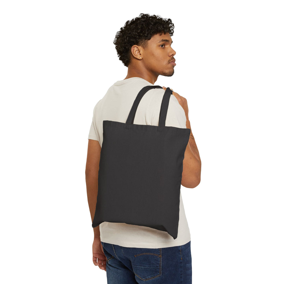 Tote Bag — "Gobble 'Til You Wobble" Thanksgiving Cotton Canvas Tote