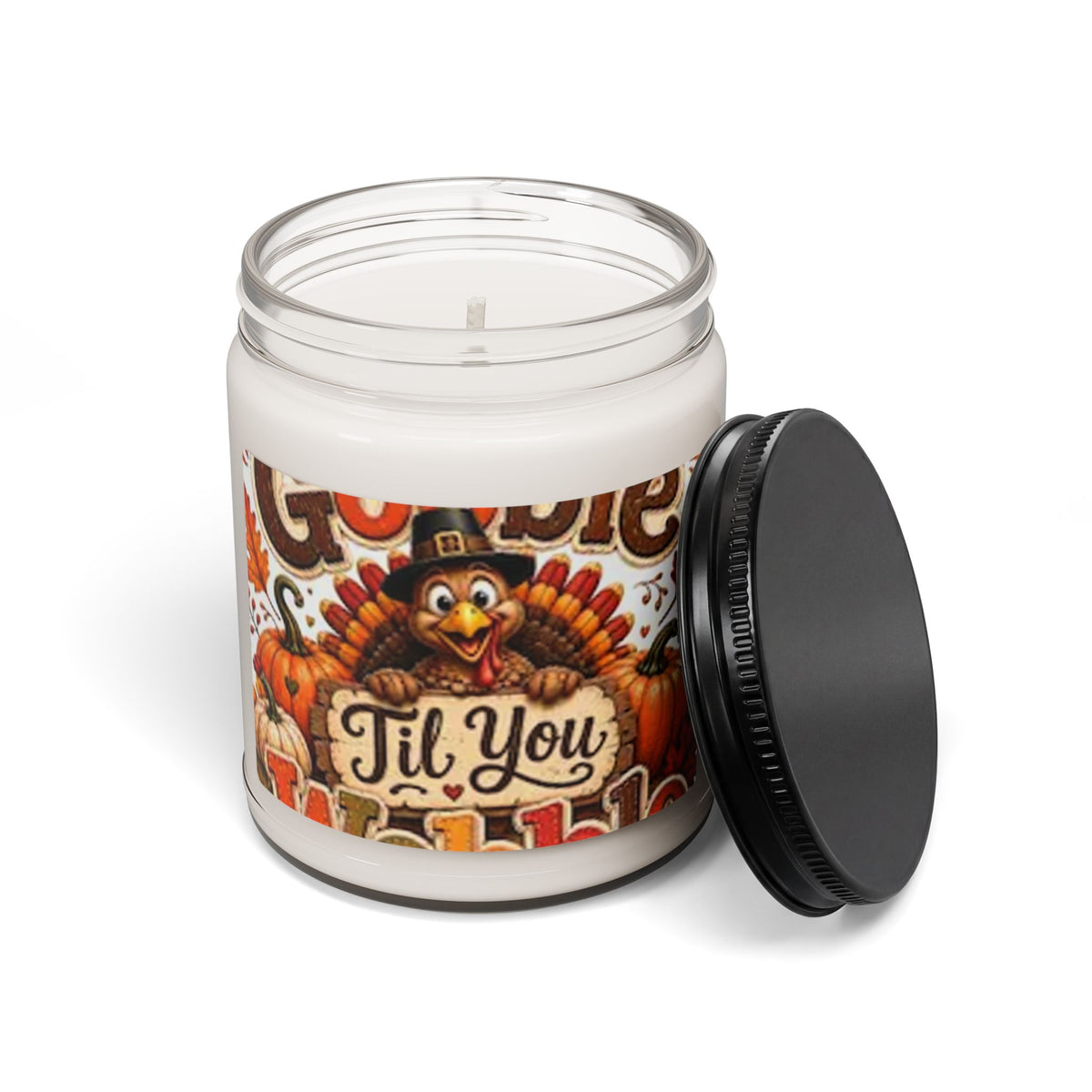 Thanksgiving 'Gobble Till You Wobble' Scented Soy Candle — 9 oz