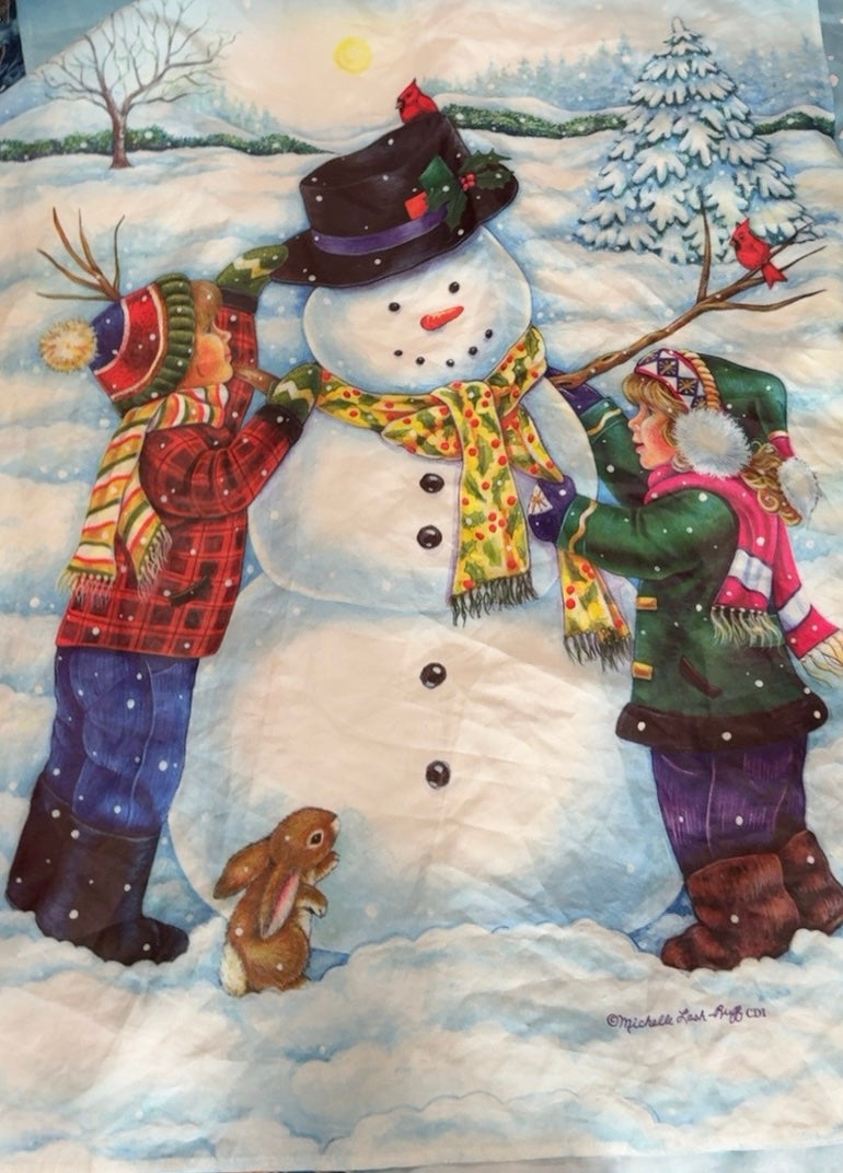 Winter Wonderland Budget Bundle - 2 Decorative Flags (1 bundle)