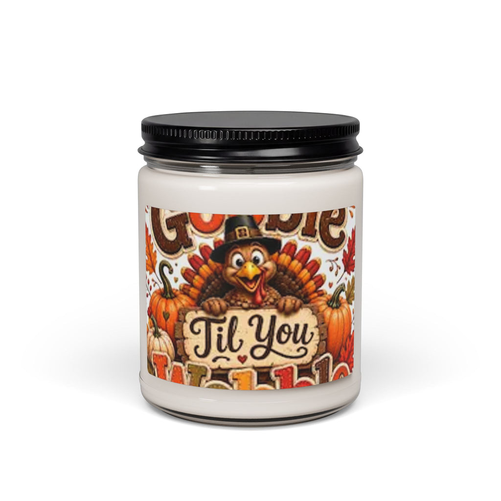 Thanksgiving 'Gobble Till You Wobble' Scented Soy Candle — 9 oz