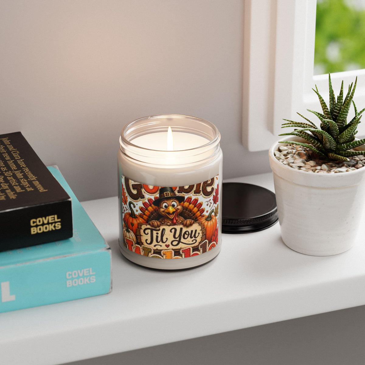 Thanksgiving 'Gobble Till You Wobble' Scented Soy Candle — 9 oz