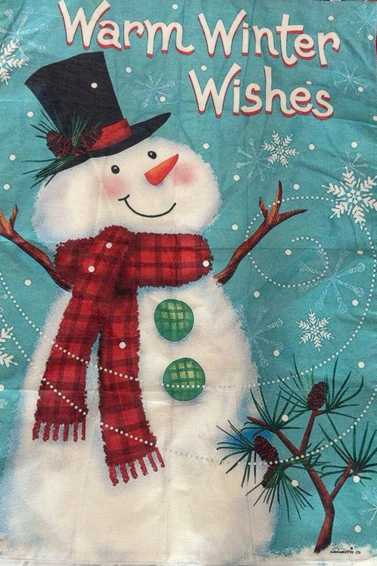 Winter Wonderland Budget Bundle - 2 Decorative Flags (1 bundle)